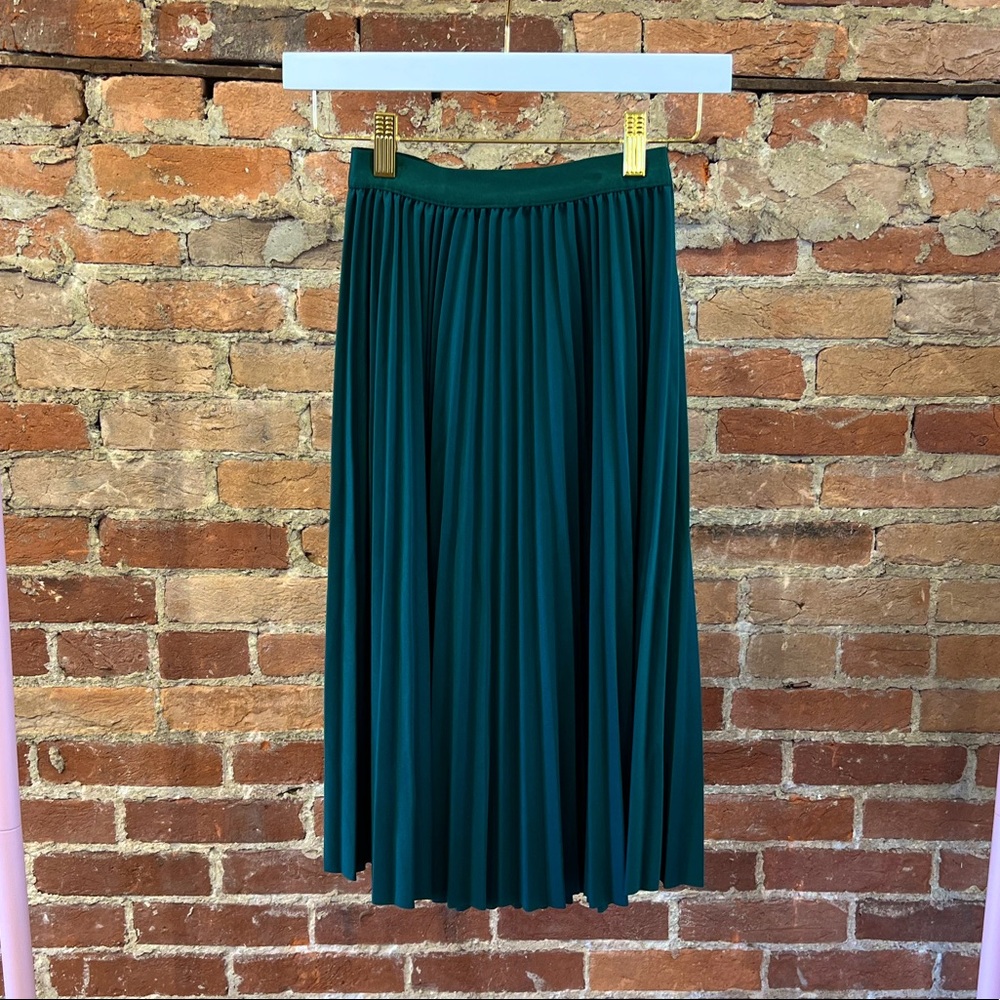 Girls Sadie & Sage Midi Hunter Green Skirt